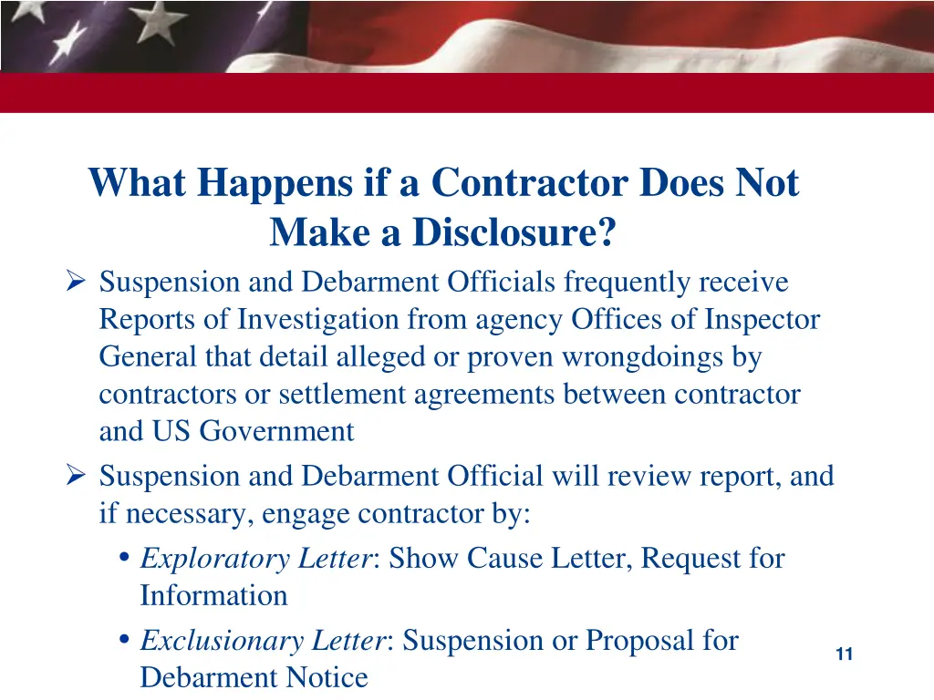 what happens if a contractor does not make