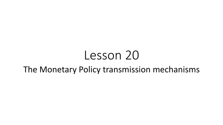 lesson 20