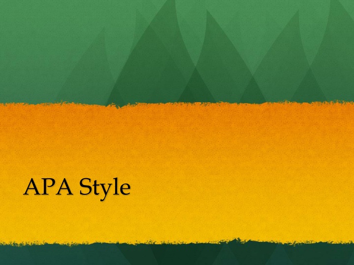 apa style