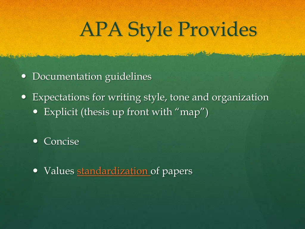 apa style provides