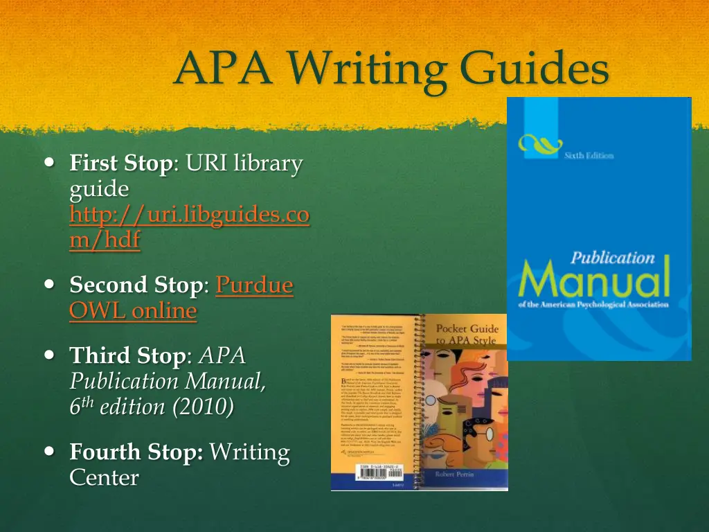 apa writing guides