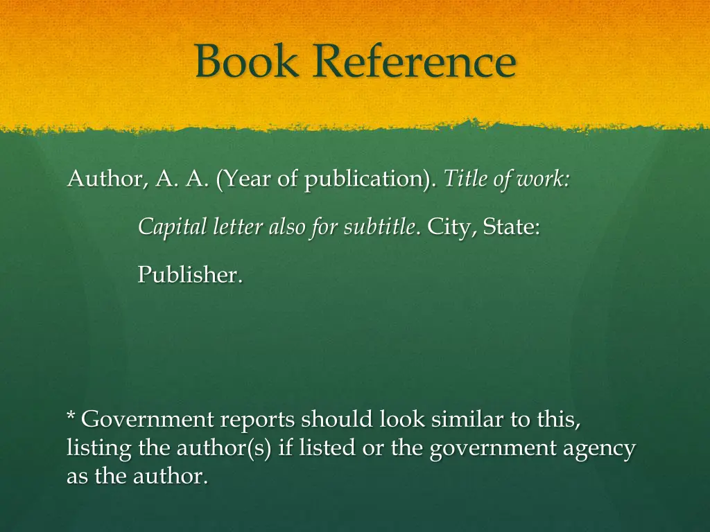 book reference