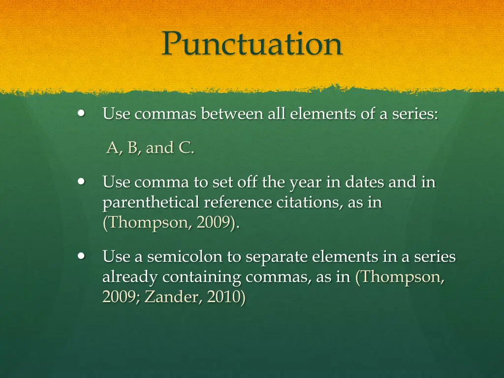 punctuation