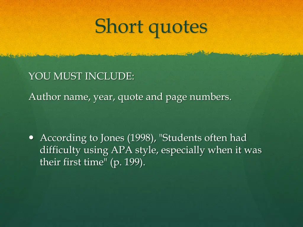 short quotes