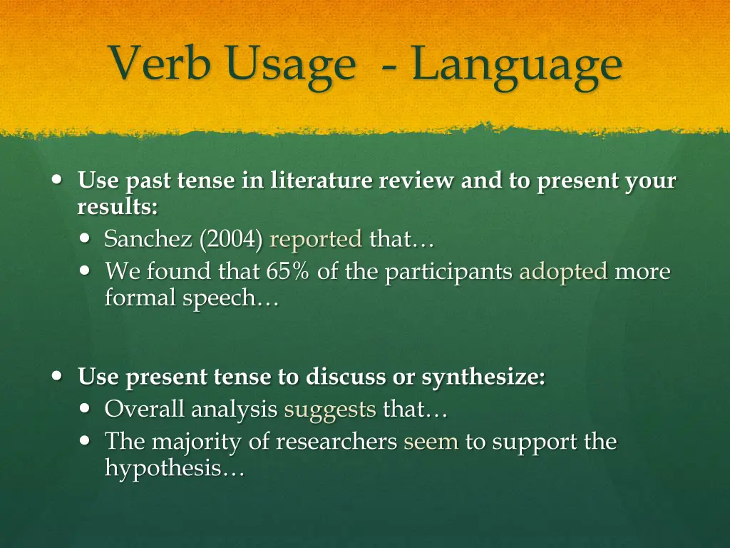 verb usage language