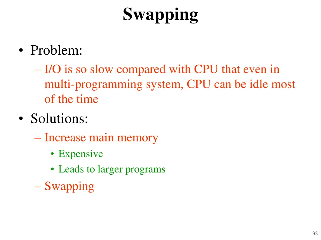 swapping