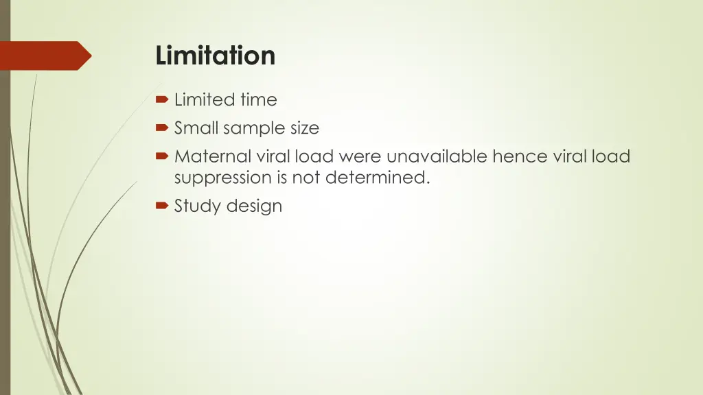 limitation
