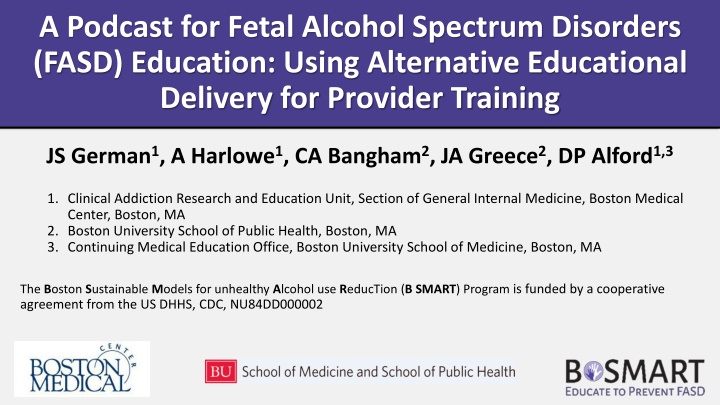 a podcast for fetal alcohol spectrum disorders