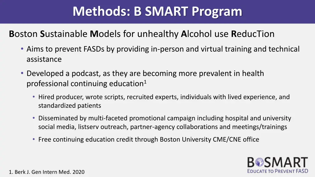 methods b smart program