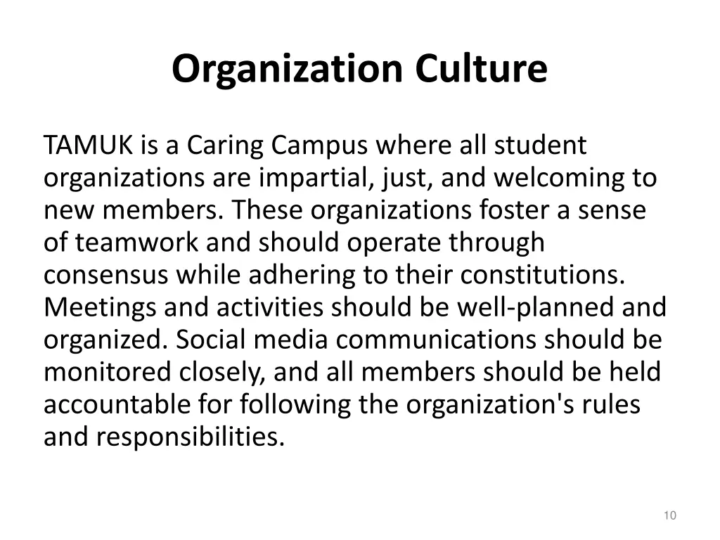 organization culture