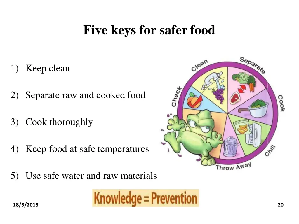 five keys for saferfood