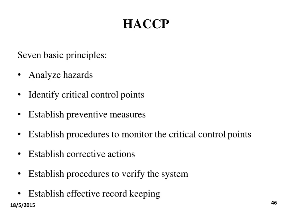 haccp