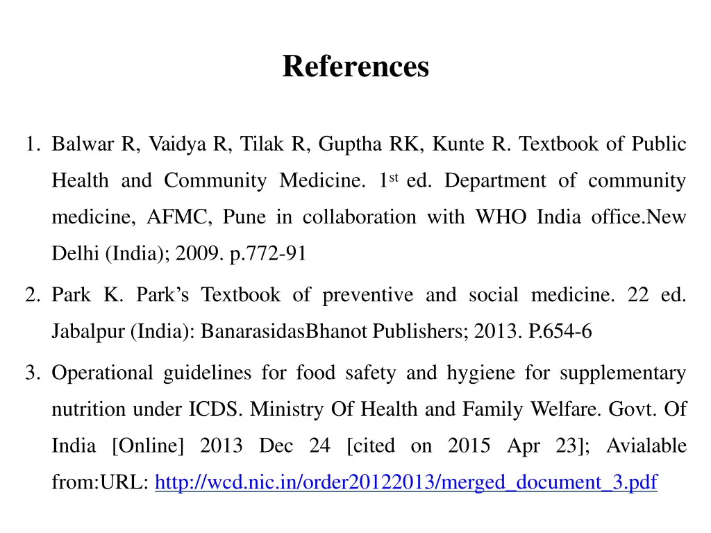 references