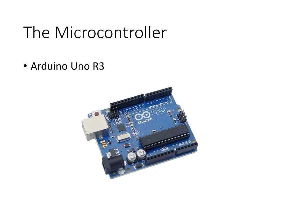 the microcontroller