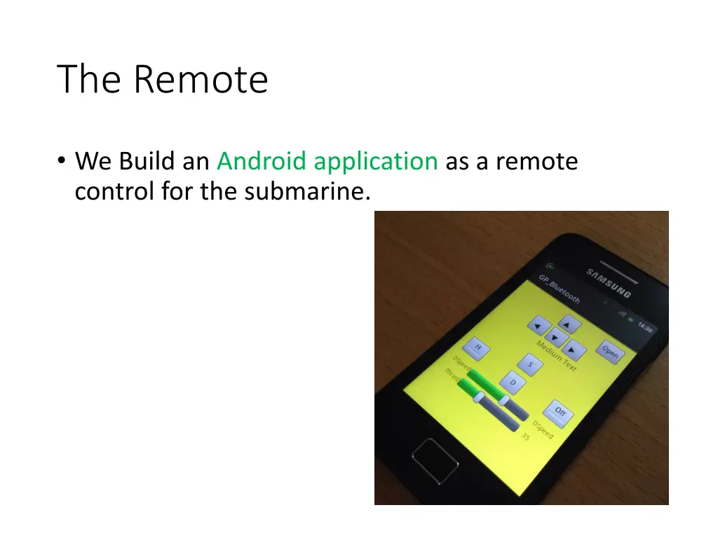 the remote