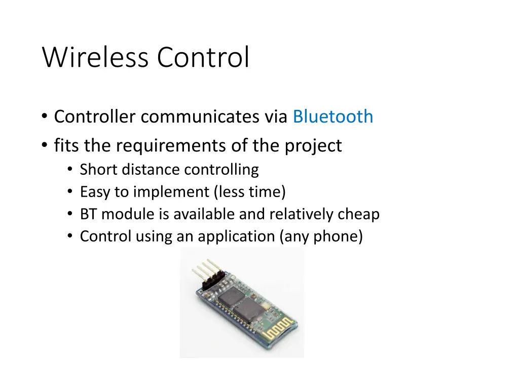 wireless control