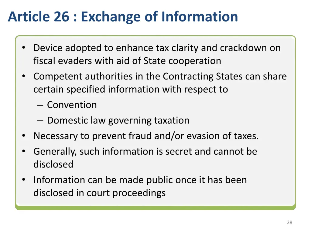article 26 exchange of information