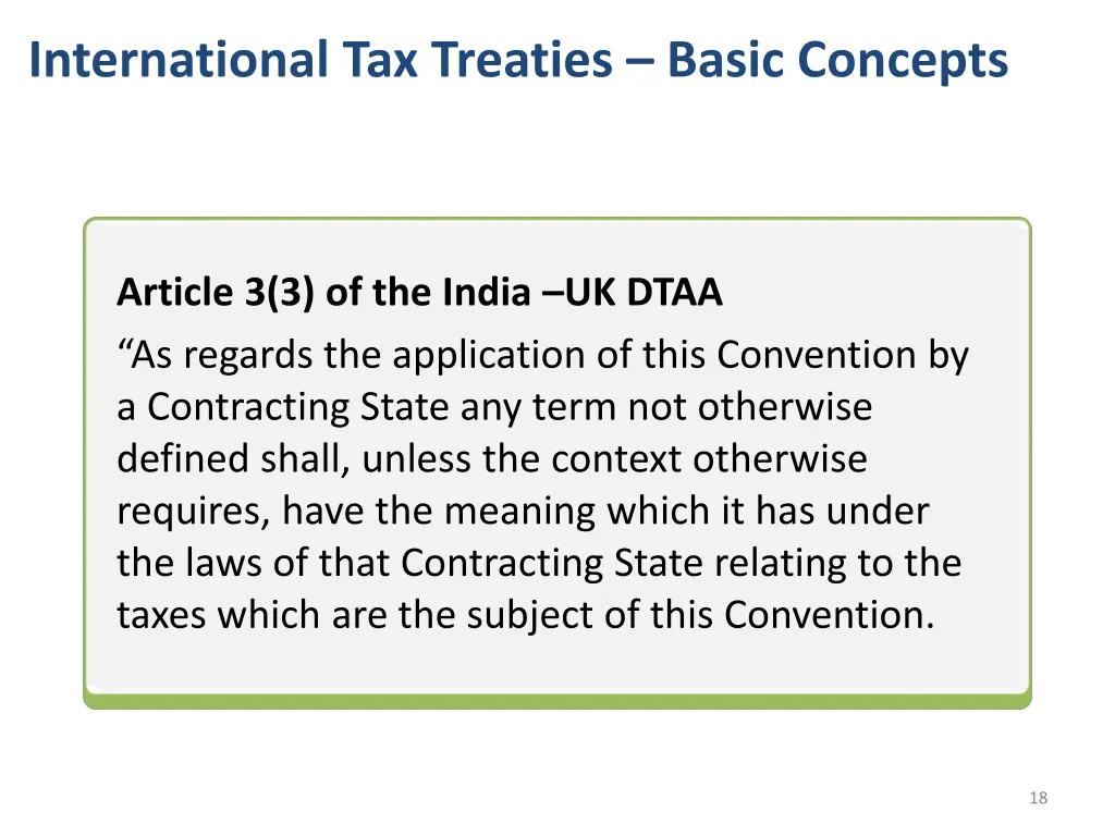 international tax treaties basic concepts 1