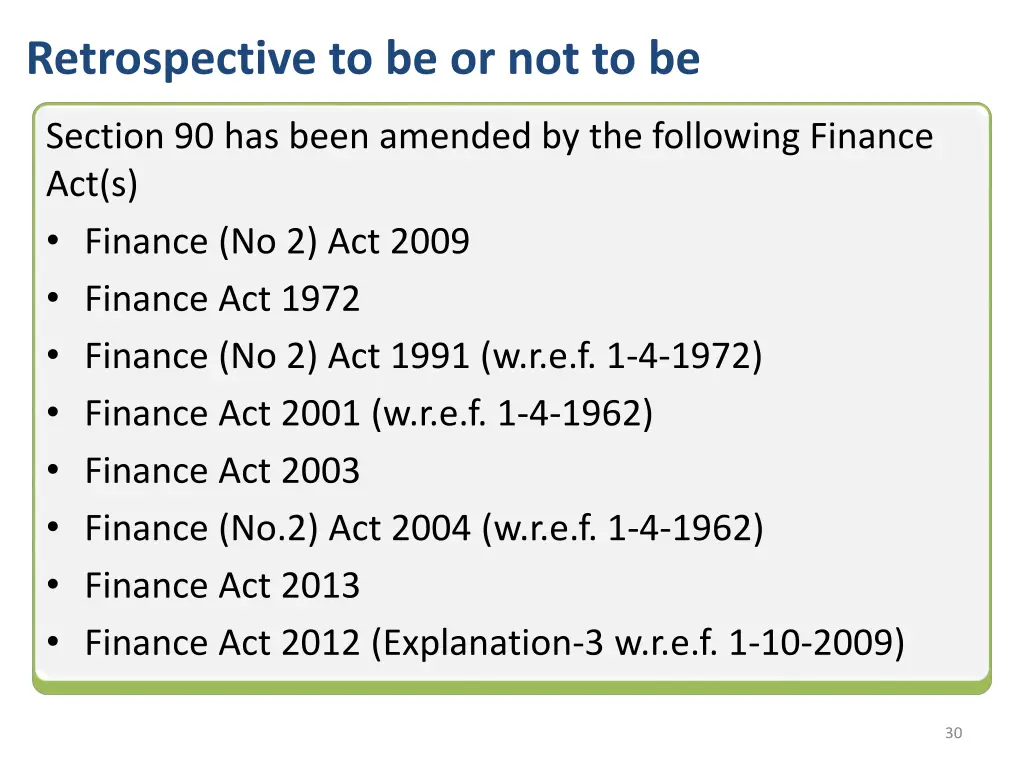retrospective to be or not to be