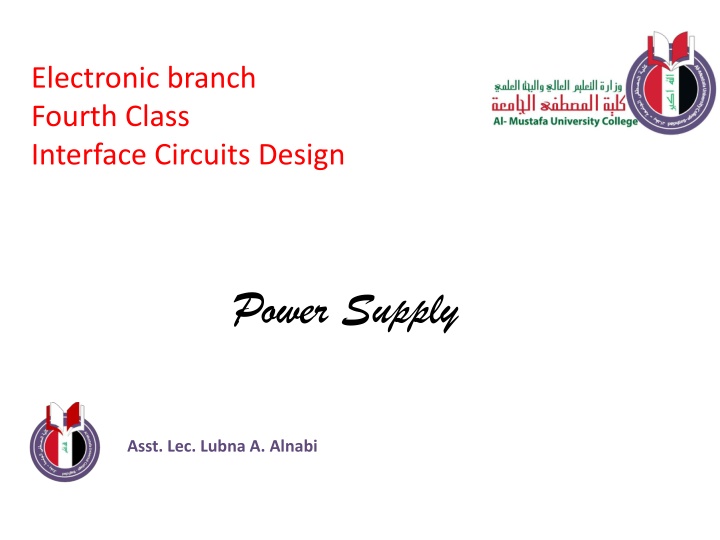 electronic branch fourth class interface circuits