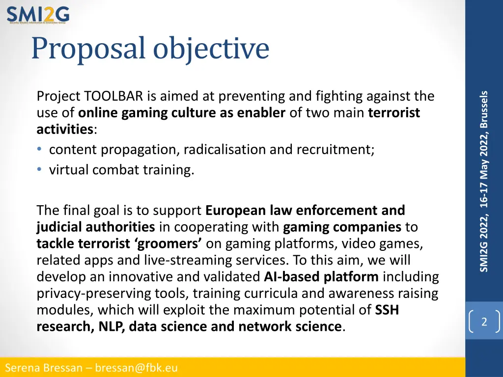 proposal objective