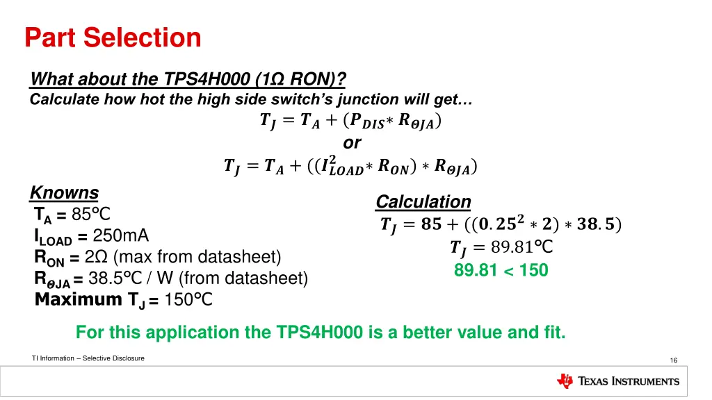 part selection 1