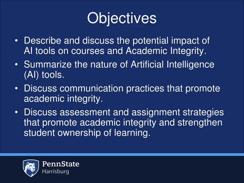 objectives