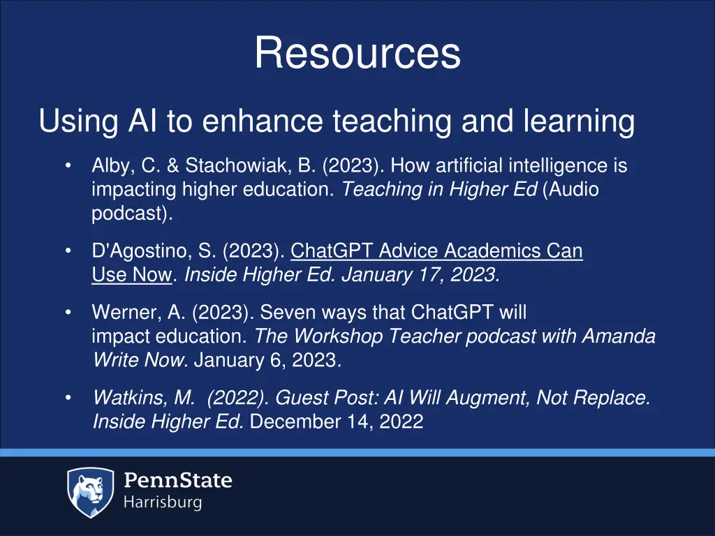 resources