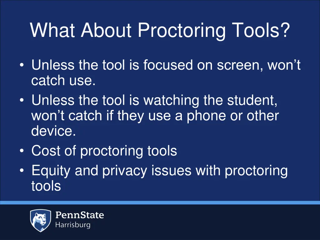 what about proctoring tools