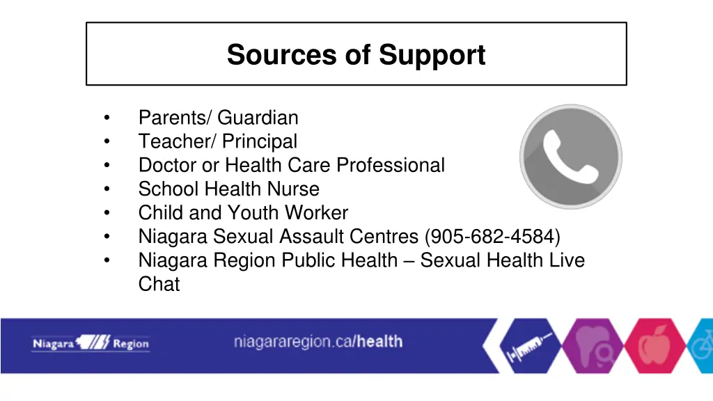 sources of support