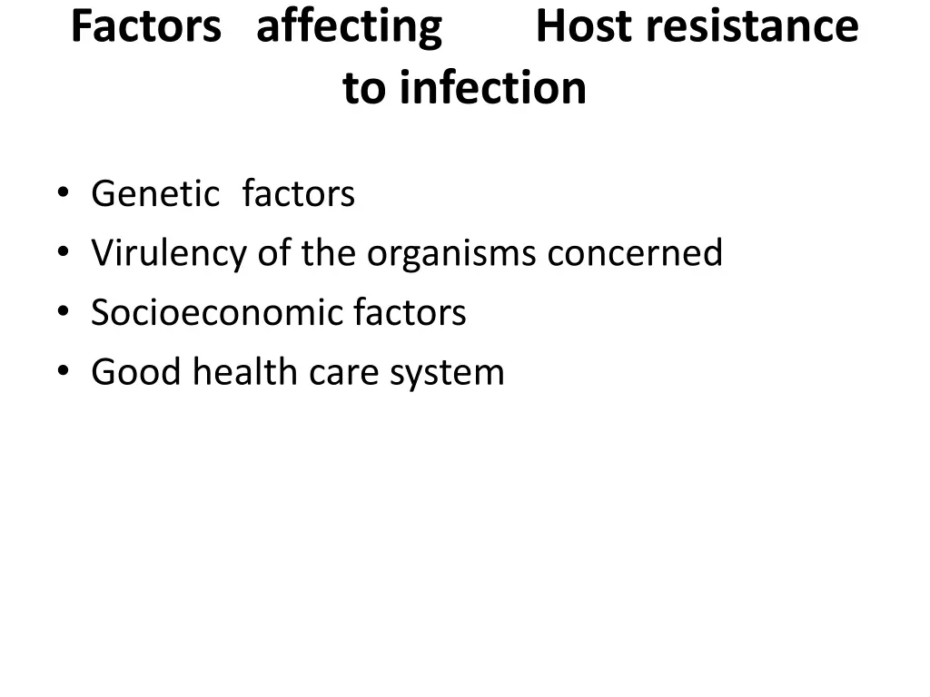 factors affecting