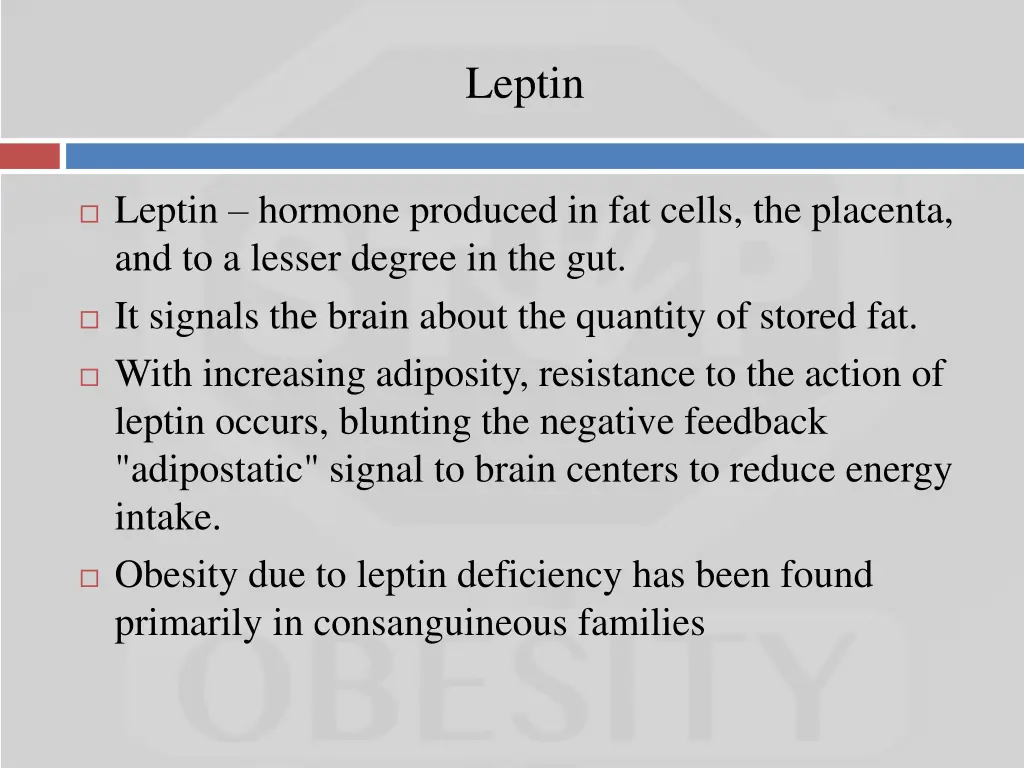 leptin