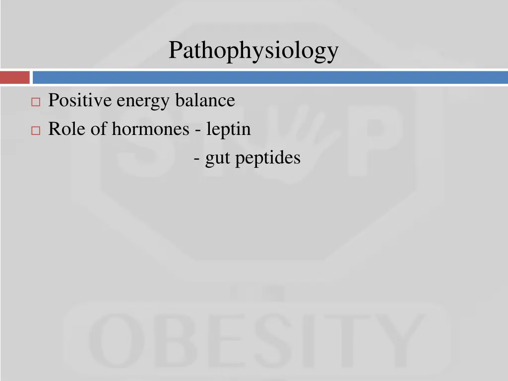 pathophysiology