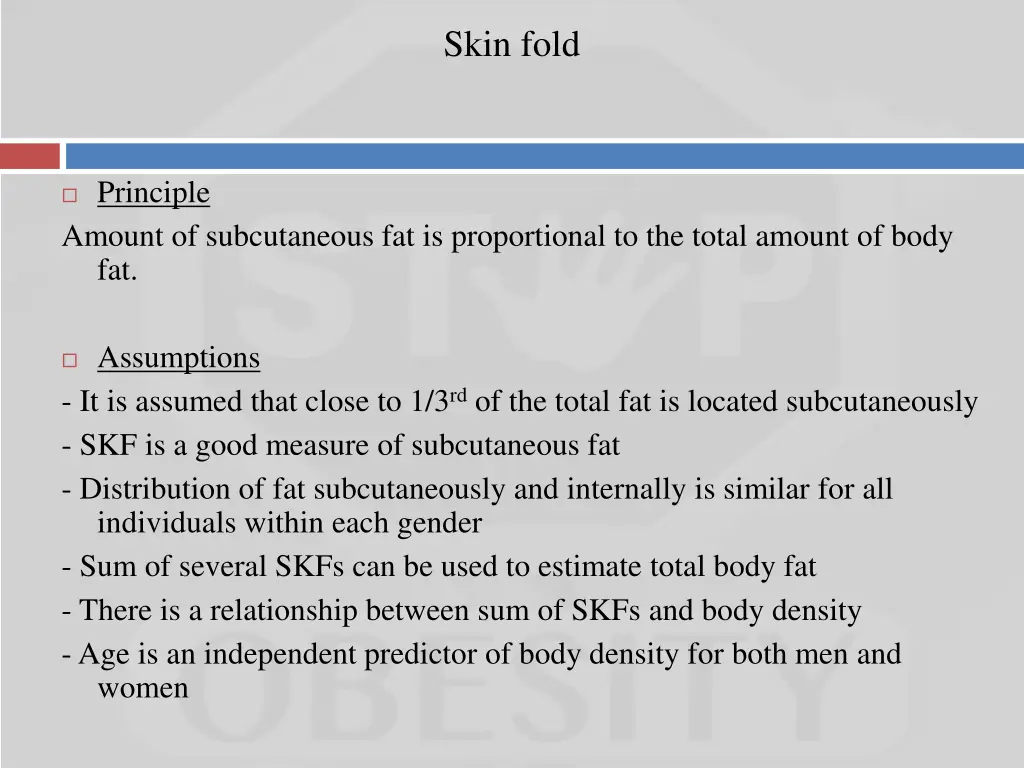 skin fold