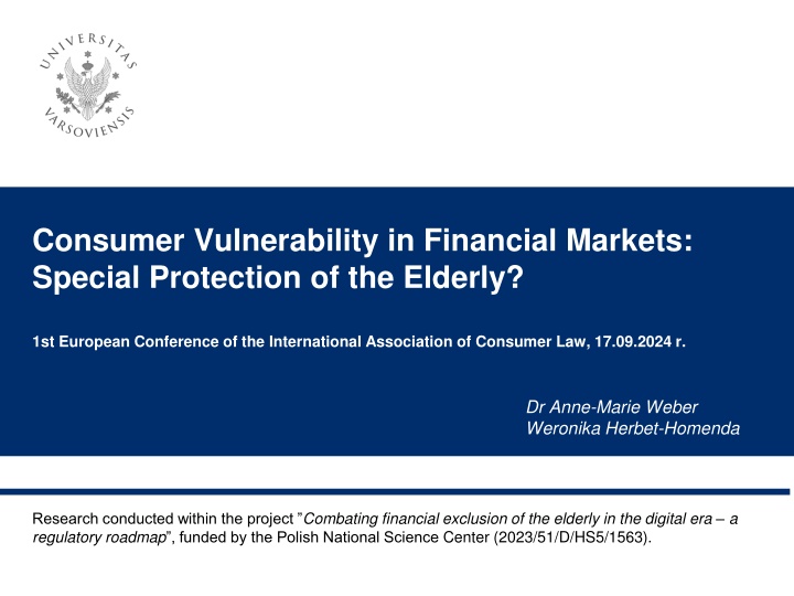 consumer vulnerability in financial markets