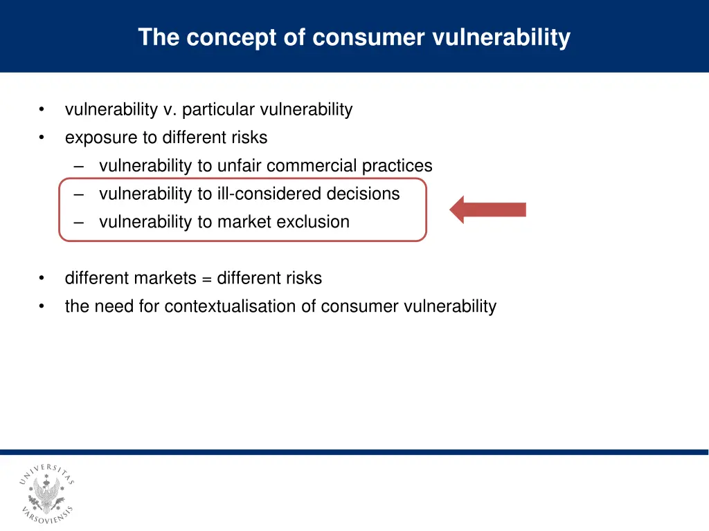the concept of consumer vulnerability