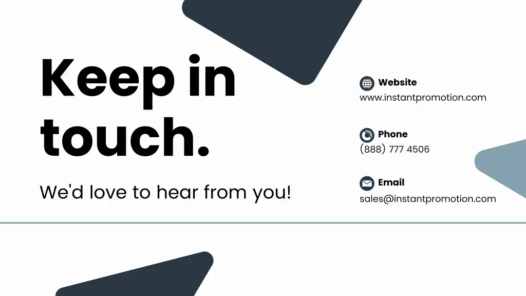 keep in touch we d love to hear from you