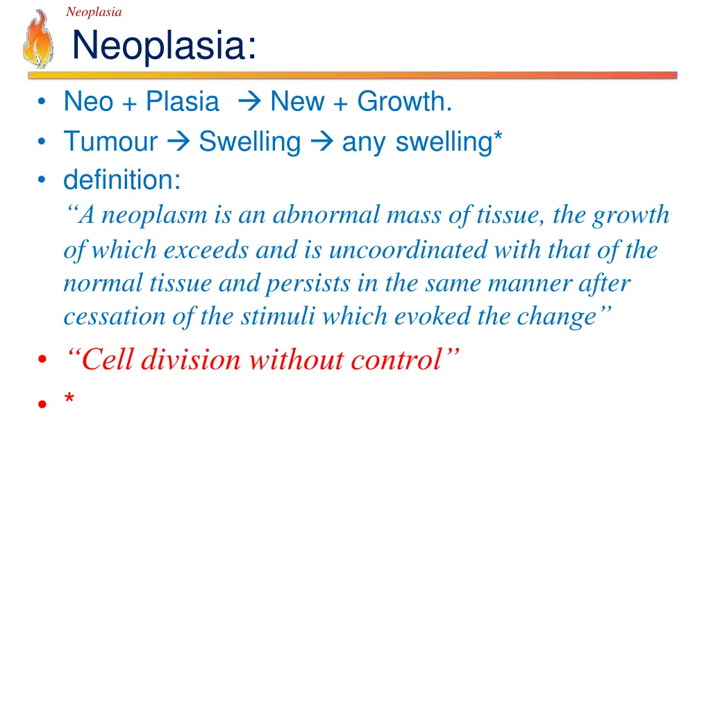 neoplasia neoplasia