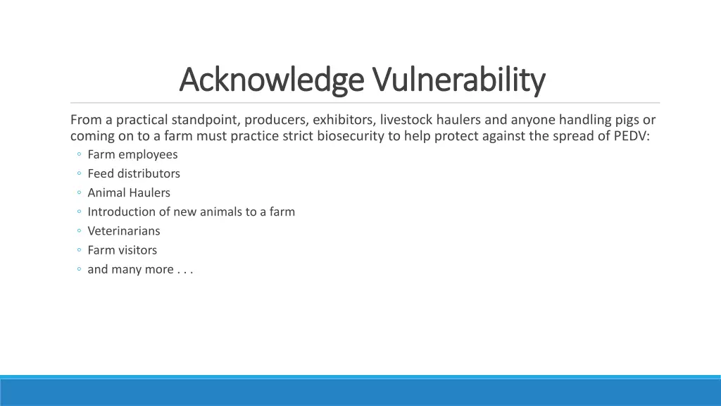 acknowledge vulnerability acknowledge