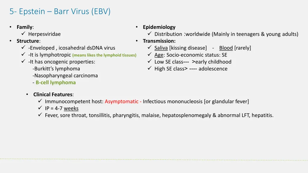 5 epstein barr virus ebv