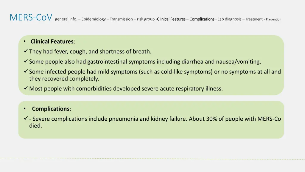 mers cov general info epidemiology transmission