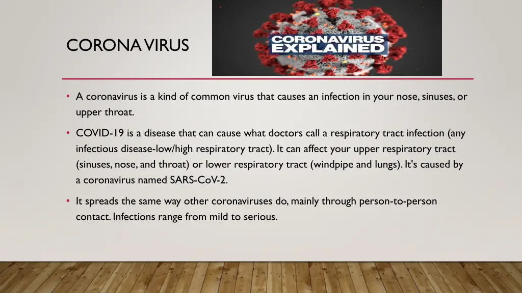 corona virus