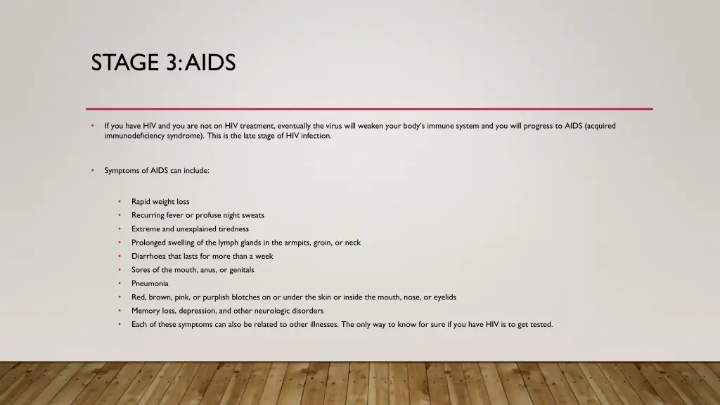 stage 3 aids