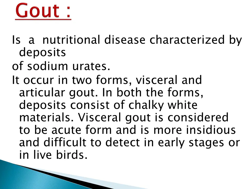 is a nutritional disease characterized