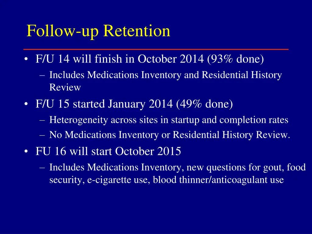follow up retention