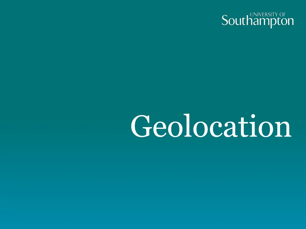 geolocation