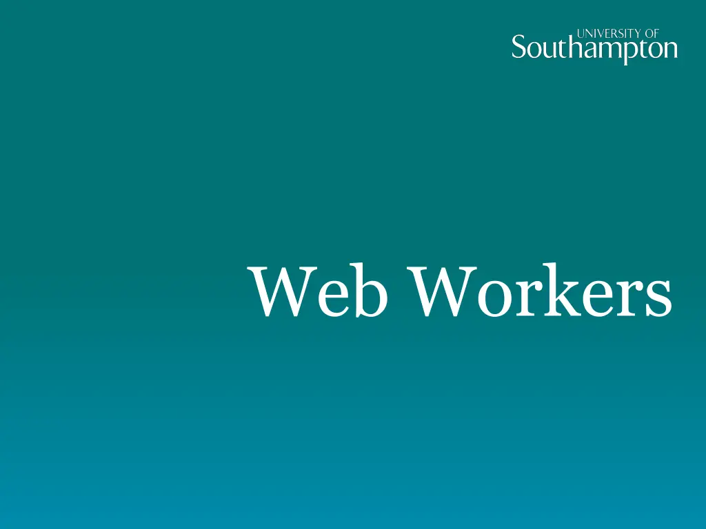 web workers