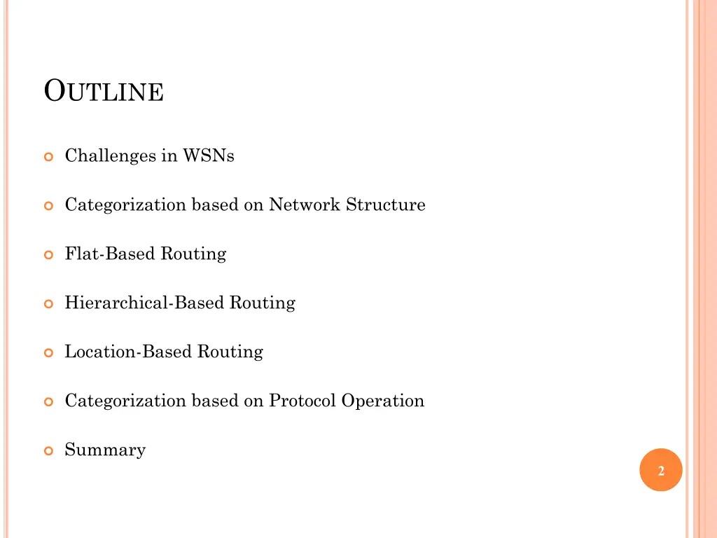 o utline