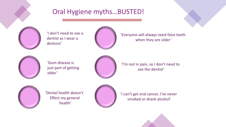 oral hygiene myths busted