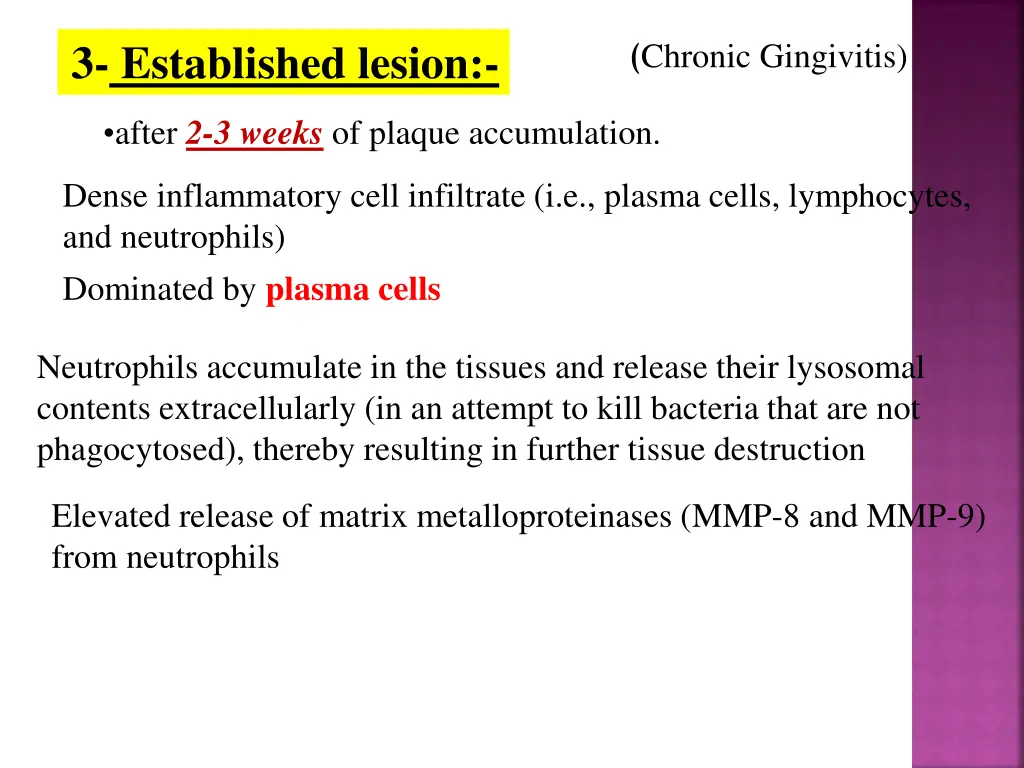 3 established lesion